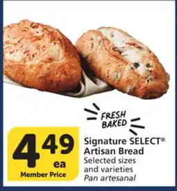 Albertsons Signature SELECT Artisan Bread offer