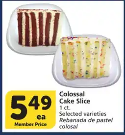 Albertsons Colossal Cake Slice offer