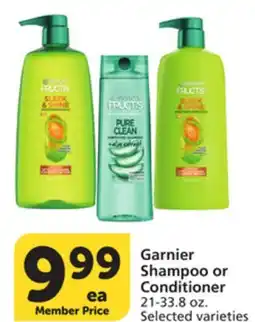 Albertsons Garnier Shampoo or Conditioner offer