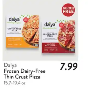 Fresh Thyme Daiya Frozen Dairy-Free Thin Crust Pizza offer