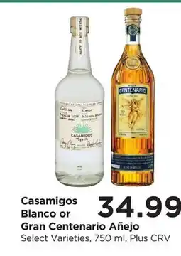 Food 4 Less Casamigos Blanco or Gran Centenario Añejo offer