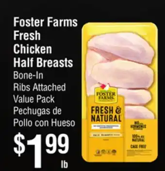 Smart & Final Foster Farms Fresh Chicken Half Breasts offer