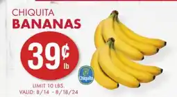 Smart & Final CHIQUITA BANANAS offer