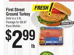 Smart & Final First Street Ground Turkey offer