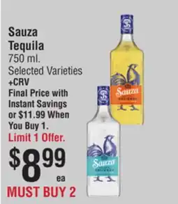 Smart & Final Sauza Tequila offer