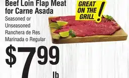 Smart & Final Beef Loin Flap Meat for Carne Asada offer