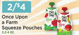 Heinen's Once Upon a Farm Squeeze Pouches offer