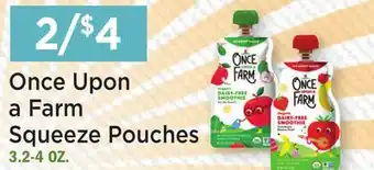 Heinen's Once Upon a Farm Squeeze Pouches offer