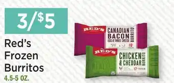 Heinen's Red's Frozen Burritos offer