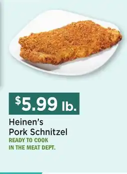 Heinen's Heinen's Pork Schnitzel offer