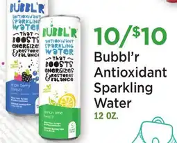 Heinen's Bubbl'r Antioxidant Sparkling Water offer