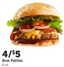 Fareway Brat Patties 6 oz offer