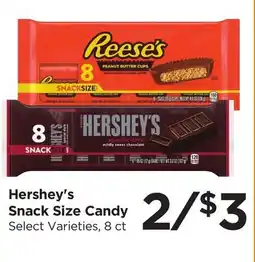 Food 4 Less Hershey's Snack Size Candy offer