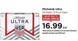 Food 4 Less Michelob Ultra offer