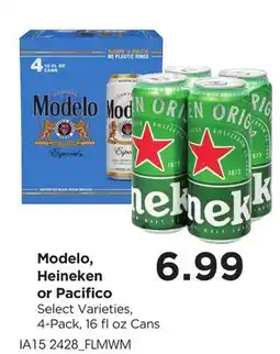 Food 4 Less Modelo, Heineken or Pacifico offer