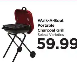 Food 4 Less Walk-A-Bout Portable Charcoal Grill offer
