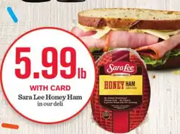 Mariano's Sara Lee Honey Ham offer