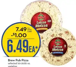 Mariano's Brew Pub Pizza offer