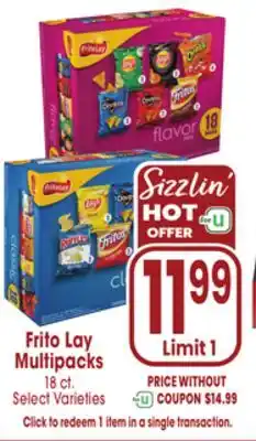 Jewel-Osco Frito Lay Multipacks offer