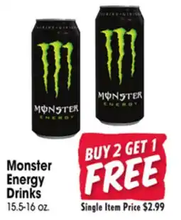 Jewel-Osco Monster Energy Drinks offer