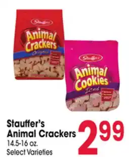 Jewel-Osco Stauffer's Animal Crackers offer