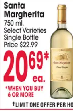 Jewel-Osco Santa Margherita offer