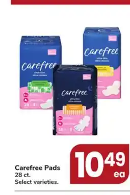Jewel-Osco Carefree Pads offer