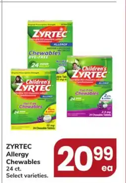 Jewel-Osco ZYRTEC Allergy Chewables offer