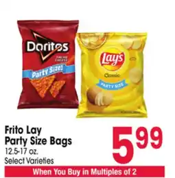 Jewel-Osco Frito Lay Party Size Bags offer