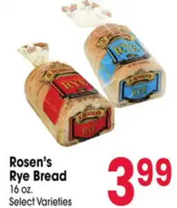Jewel-Osco Rosen's Rye Bread offer