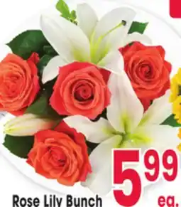Jewel-Osco Rose Lily Bunch offer