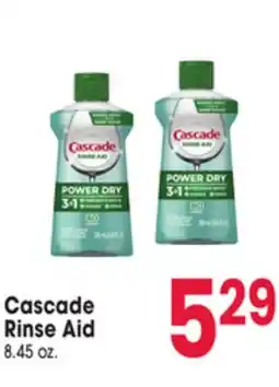 Jewel-Osco Cascade Rinse Aid offer