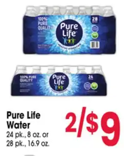 Jewel-Osco Pure Life Water offer