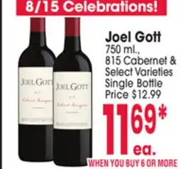 Jewel-Osco Joel Gott offer