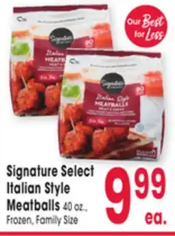 Jewel-Osco Signature Select Italian Style Italian Style Meatballs offer