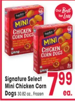 Jewel-Osco Signature Select Mini Chicken Corn Dogs offer