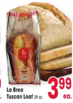 Jewel-Osco La Brea Tuscan Loaf offer