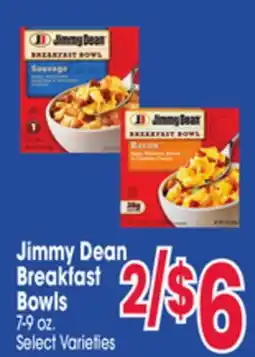 Jewel-Osco Jimmy Dean Breakfast Bowls offer