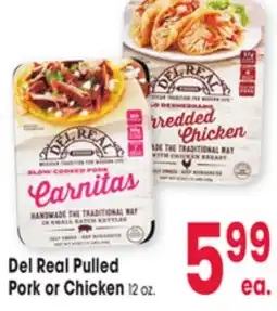 Jewel-Osco Del Real Pulled Pork or Chicken offer