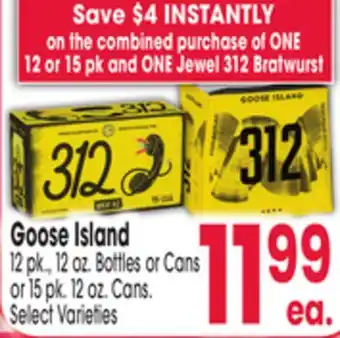 Jewel-Osco Goose Island offer