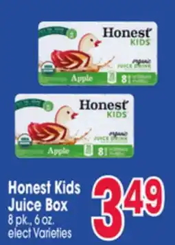 Jewel-Osco Honest Kids Juice Box offer