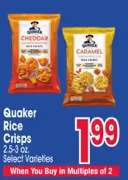 Jewel-Osco Quaker Rice Crisps offer