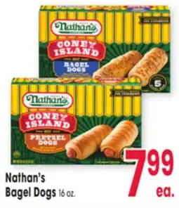 Jewel-Osco Nathan's Bagel Dogs offer