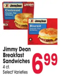 Jewel-Osco Jimmy Dean Breakfast Sandwiches offer