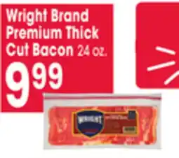 Jewel-Osco Wright Brand Premium Thick Cut Bacon offer