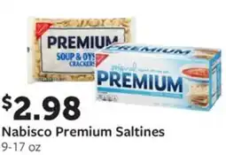 Fareway Nabisco Premium Saltines 9-17 oz offer