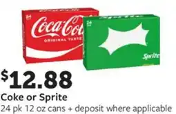 Fareway Coke or Sprite offer