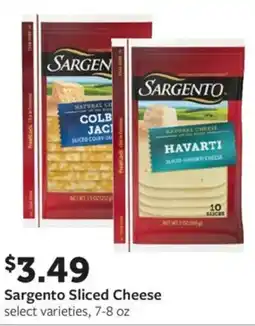 Fareway Sargento Sliced Cheese offer