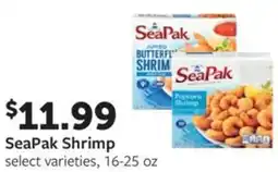 Fareway SeaPak Shrimp offer