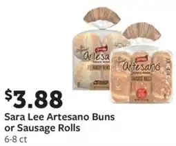 Fareway Sara Lee Artesano Buns or Sausage Rolls offer